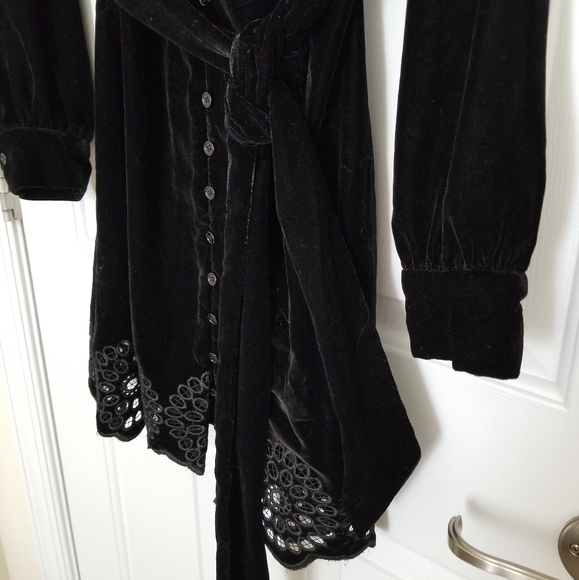 ZARA black velvet dress - Picture 3 of 7